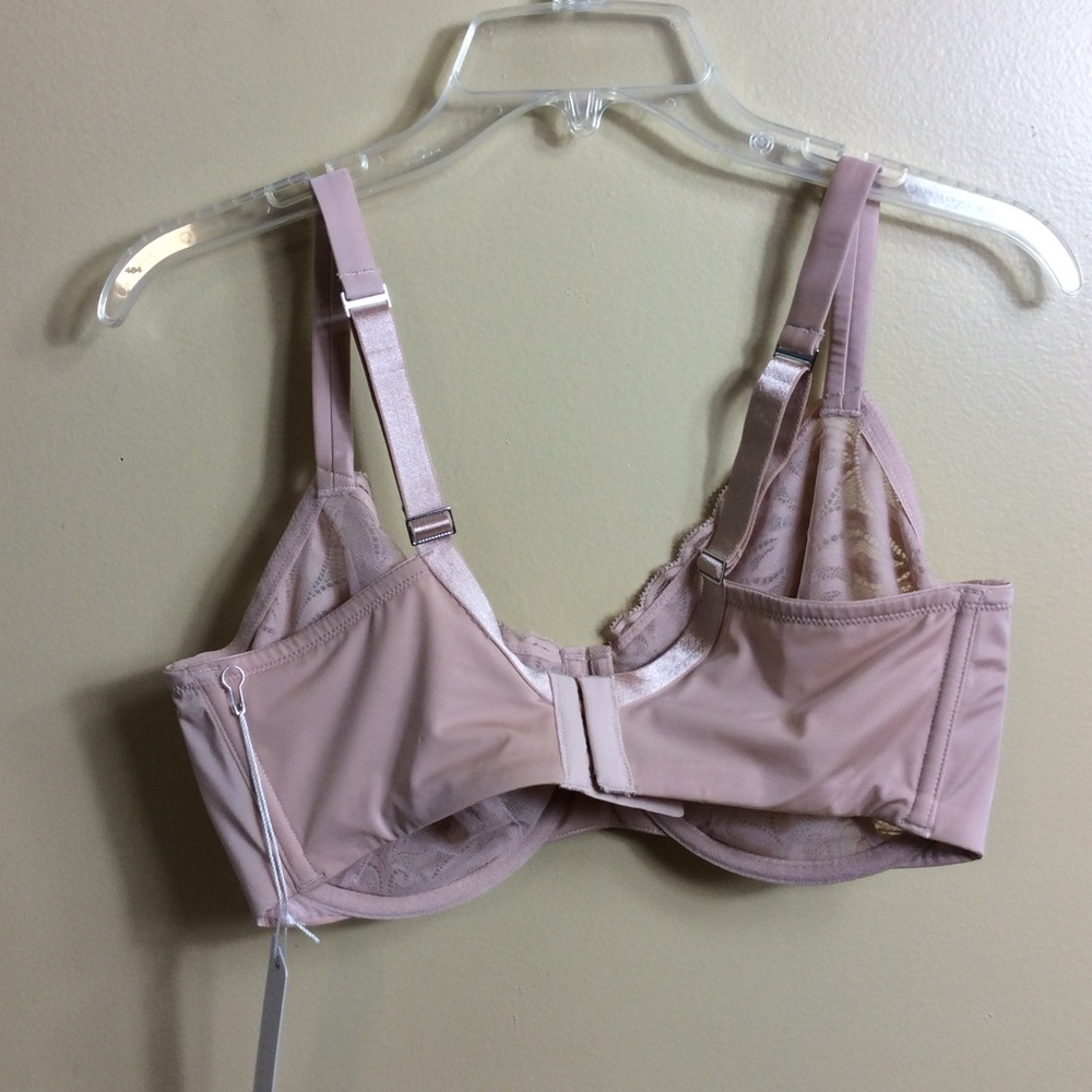 NWT Bare necessities online laced bra. 36G nude. - Picture 5 of 7